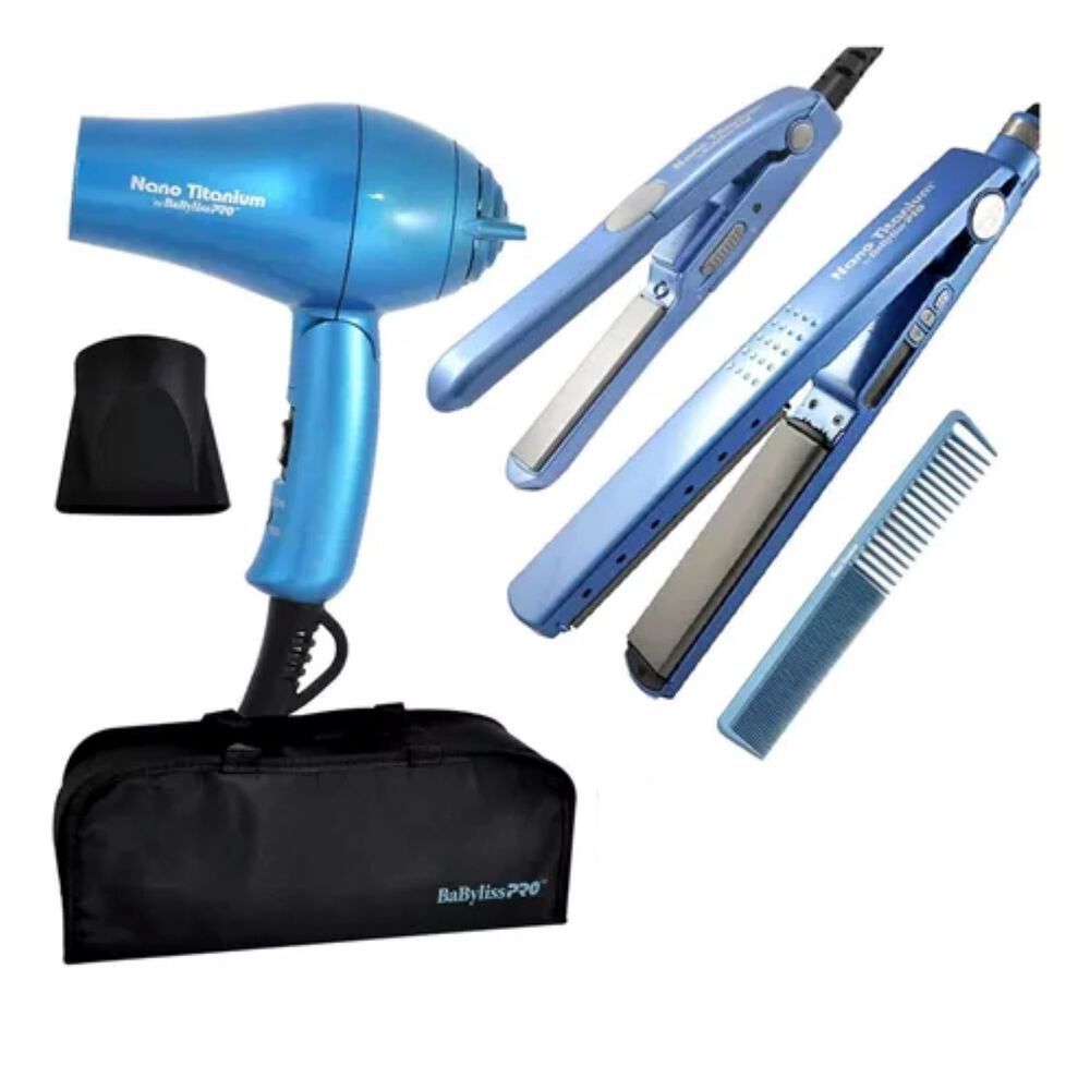 Kit Travel Babylisspro 4 Unidades Plancha Ionica 32mm+sec+plan Mini image number 1.0