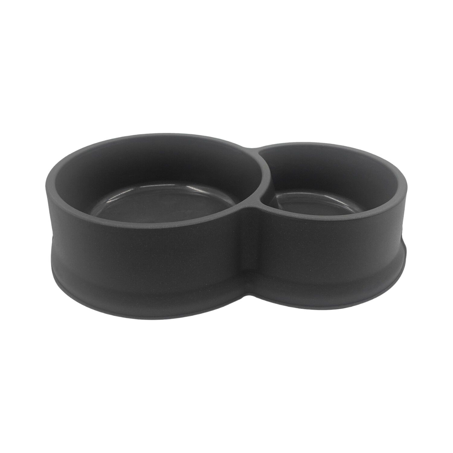 Comedero Bebedero Doble Para Mascota Negro 95ml Cool Pets image number 4.0