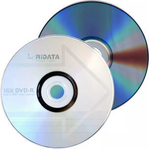 Dvd-r Grabable Ridata 16x 4.7gb 50 Unidades