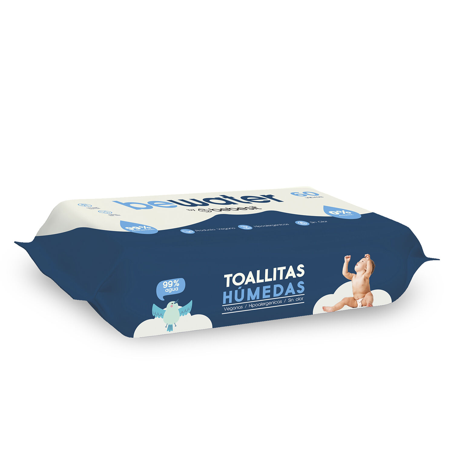 Toallas H&uacute;medas Bewater Bebesit - Bolsa 4x60 Unidades image number 8.0