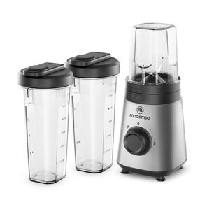 Licuadora Mademsa MBL30 / 2 Botellas 0.6 Litros + 1 Chopper 0.3 Litros / 300W