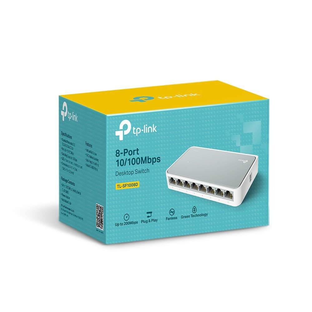 Switch Tp-link 8 Puertos Lan 10/100 Mbps Tl-sf1008d image number 3.0