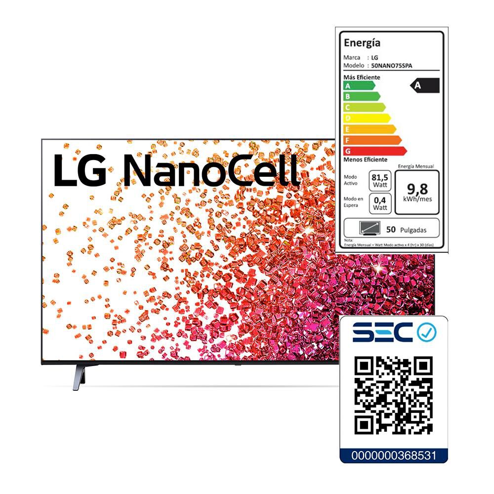 Led 50" LG NANO75SPA / Ultra HD 4K / Smart TV image number 6.0