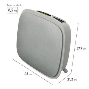 Purificador De Aire Electrolux Ultra Silencioso Well A7 Gris