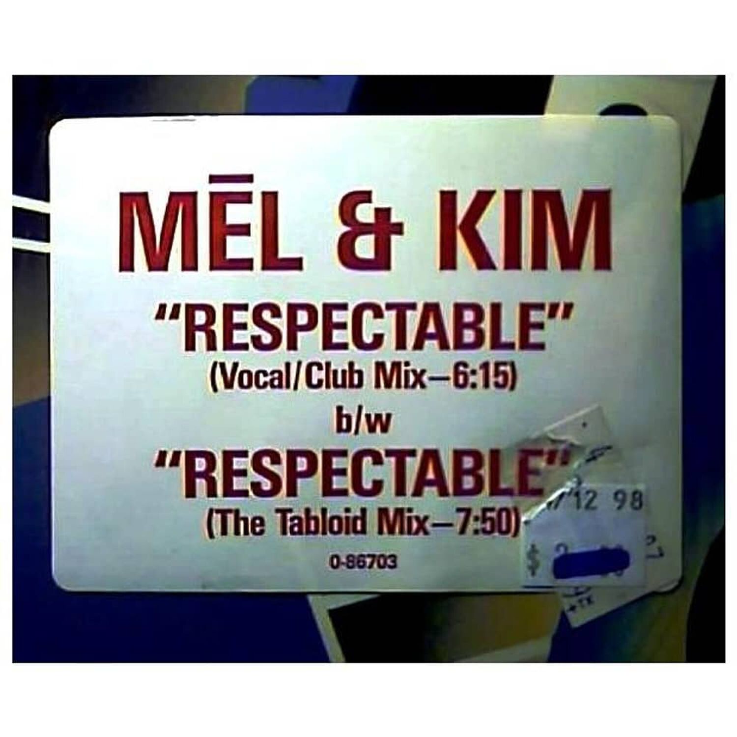 Mel & Kim - Respectable | 12" Maxi Single Usado image number 2.0