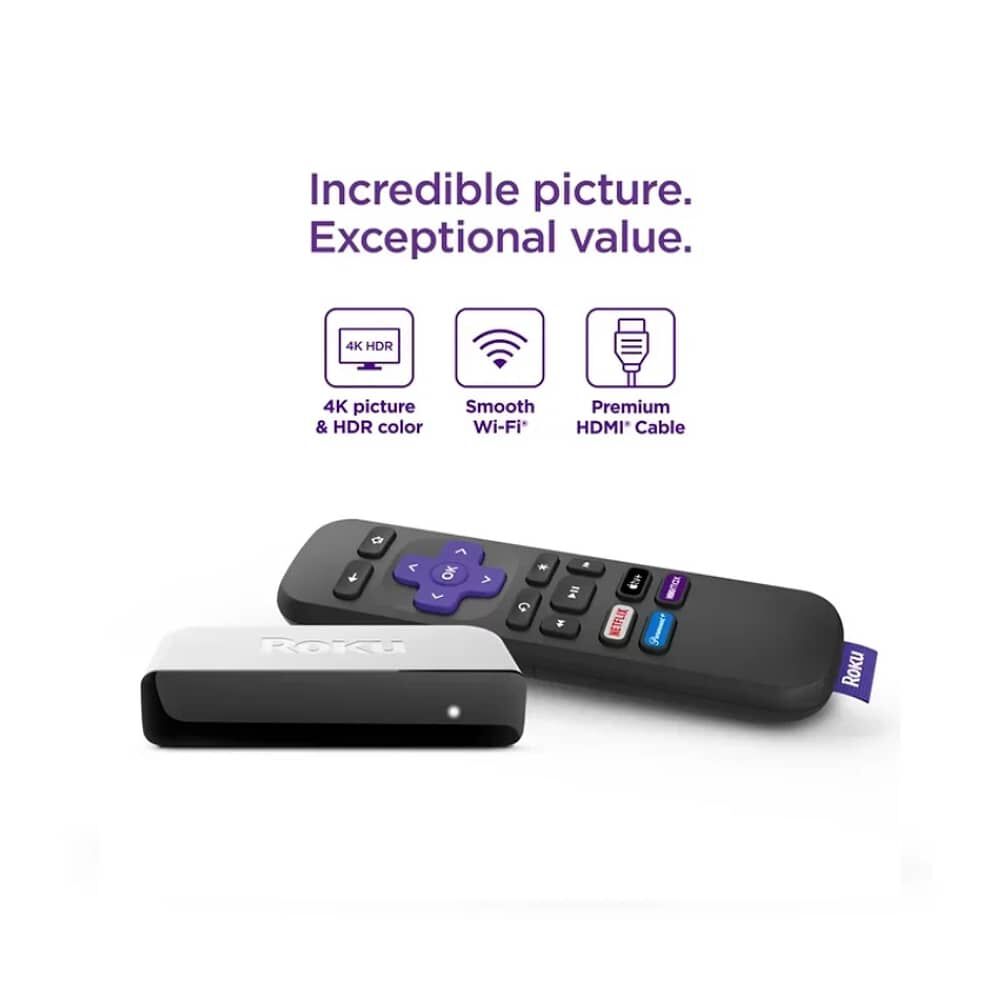 Roku Premiere 4k 3920rw - Negro image number 1.0