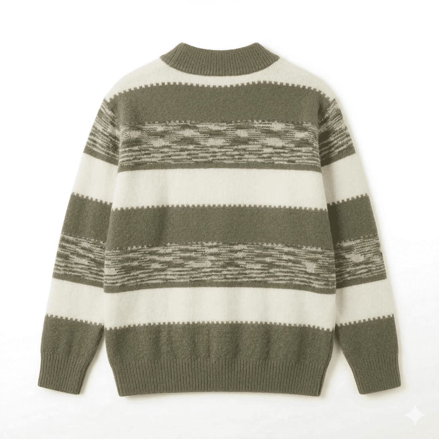 Sueter Ni&ntilde;o Invierno Tejido Rayado Cuello Alto Moda Infantil image number 3.0