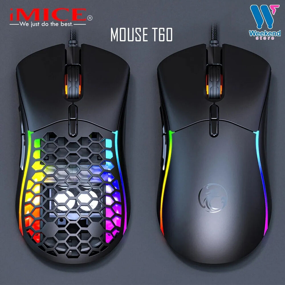 Mouse Gamer Personalizable Rgb Imice T60 6400 Dpi image number 3.0
