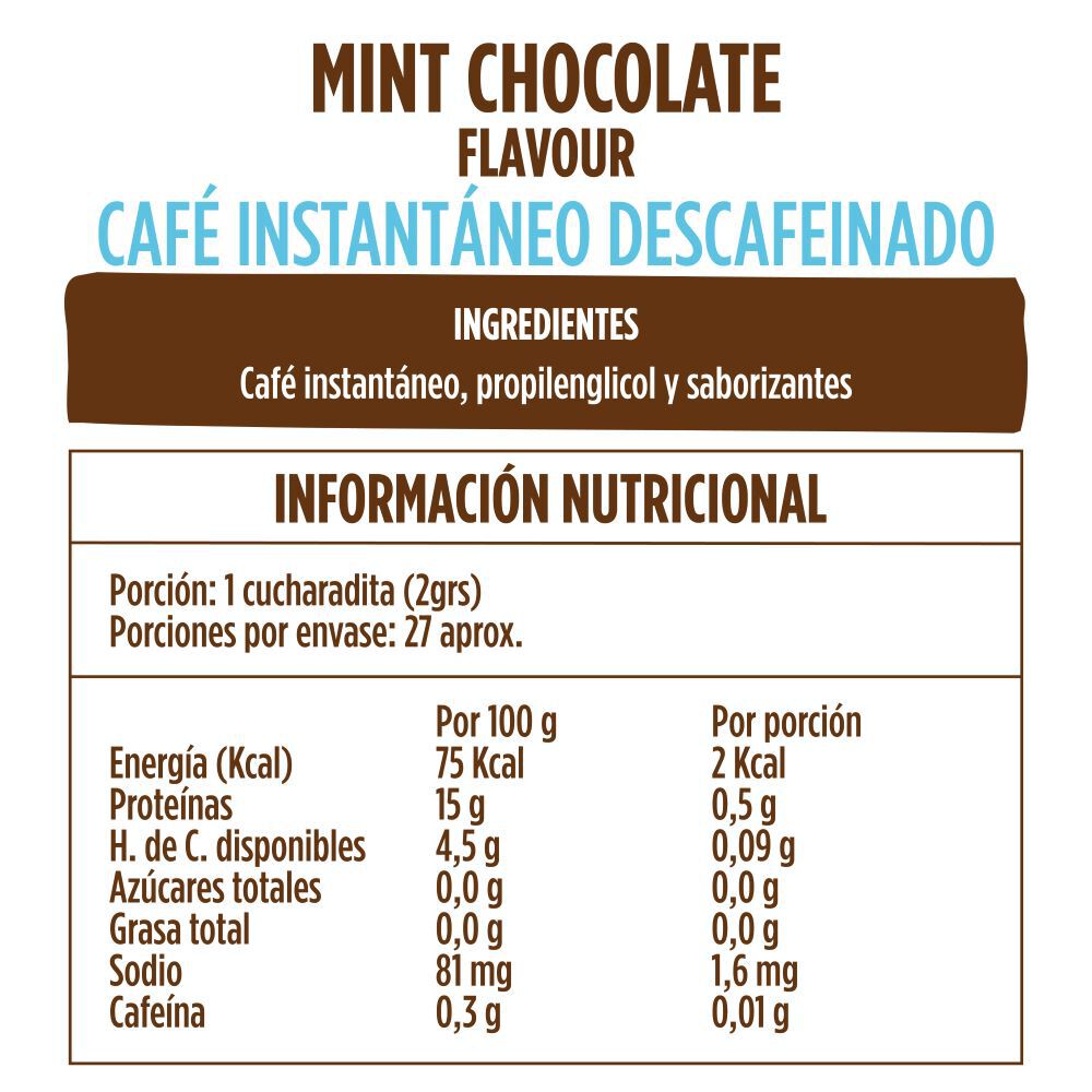 Café Beanies Liofilizado Descafeinado Mint Chocolate image number 3.0