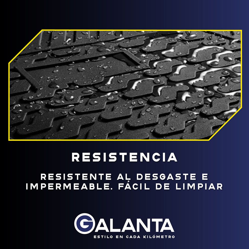 Alfombra 4 Piso De Goma Auto Suv Galanta Universal Ajustable image number 4.0
