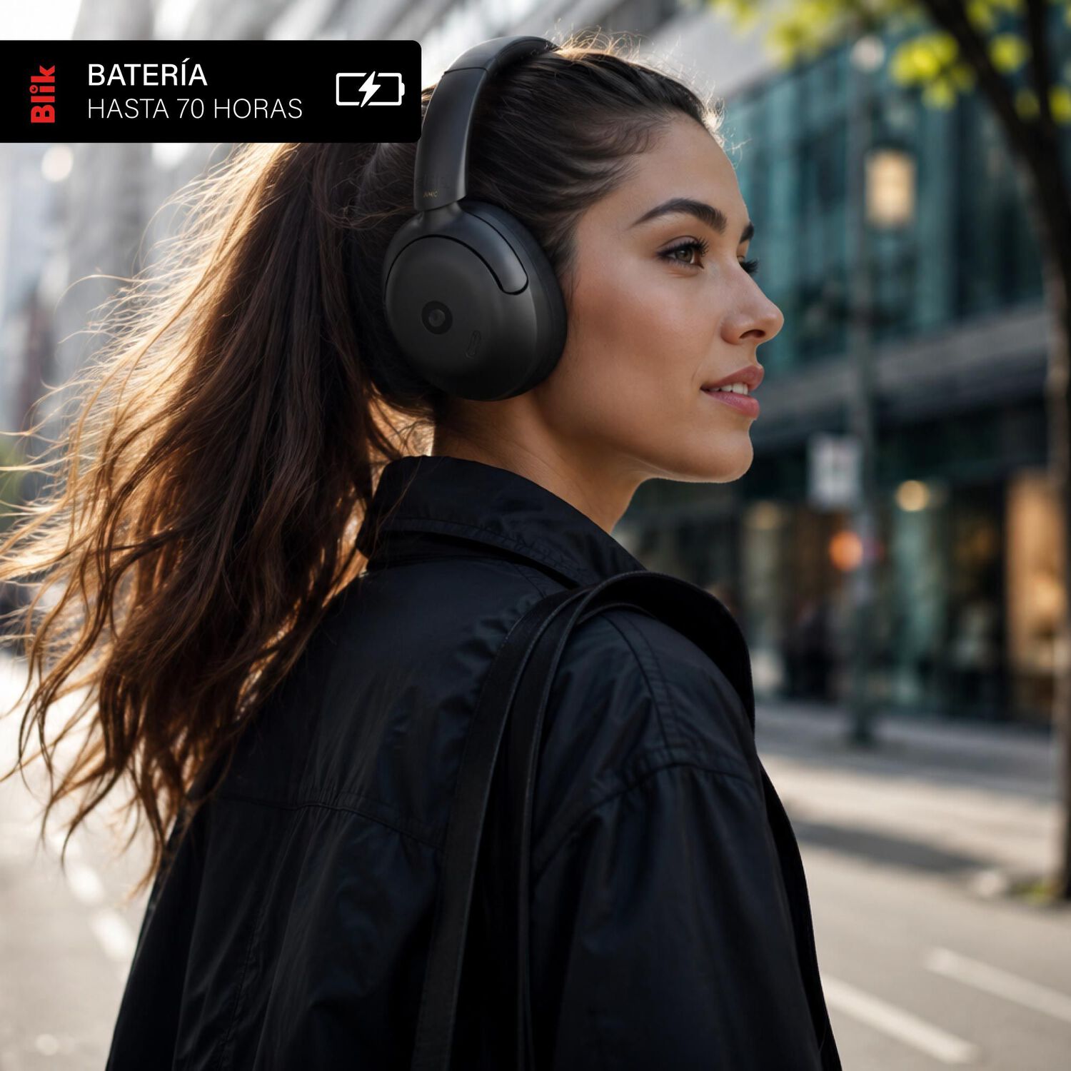 Aud&iacute;fonos Bluetooth Blik SOUL950-BLK image number 4.0