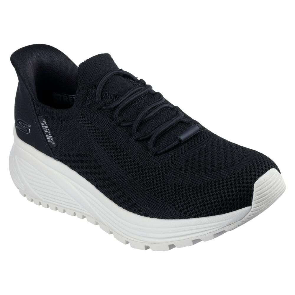 Zapatilla Urbana Mujer Skechers Bobs Sparrow 2.0 - Lucky Run Blk image number 3.0