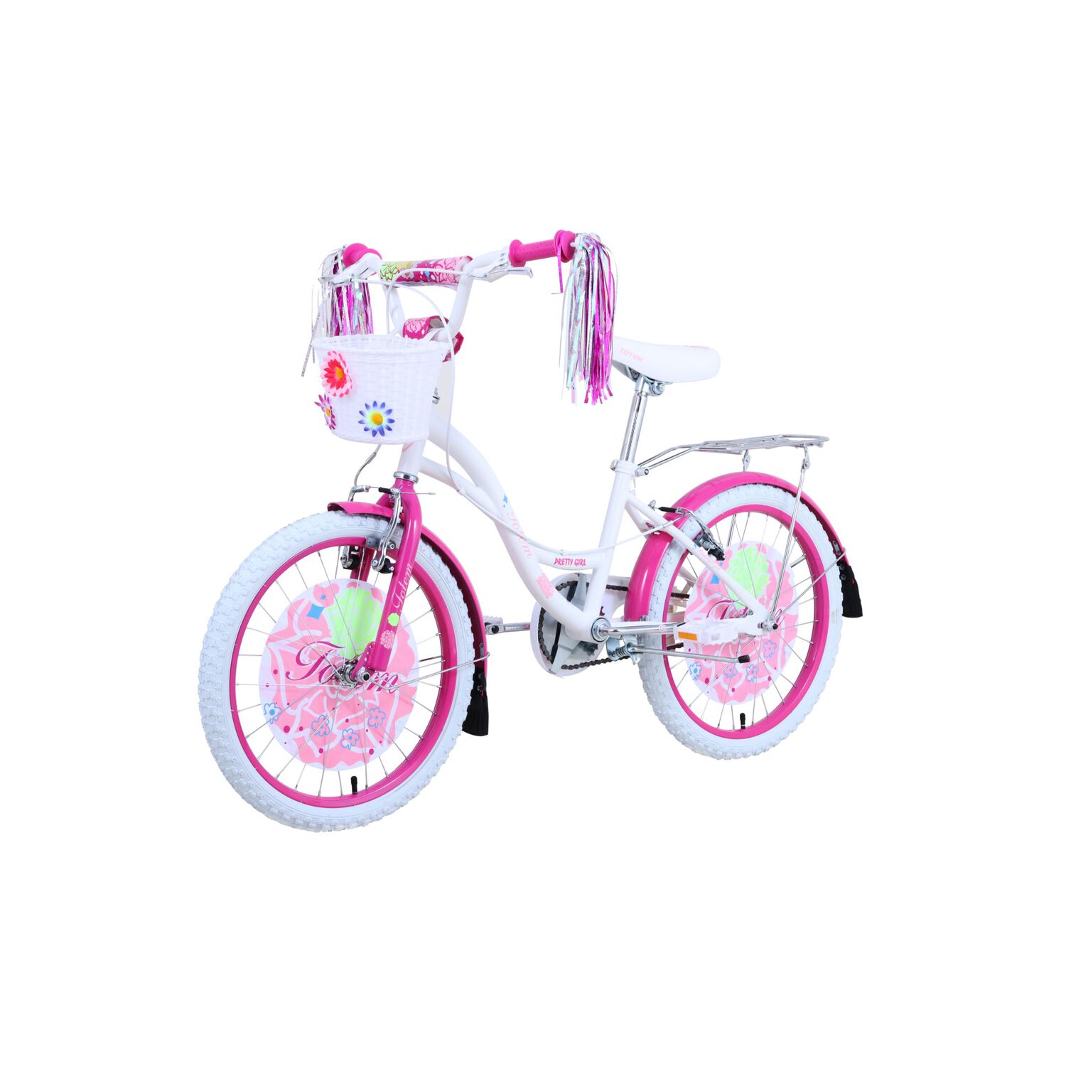 Bicicleta Totem Infantil Aro 20 Pretty Girl Blanco image number 4.0