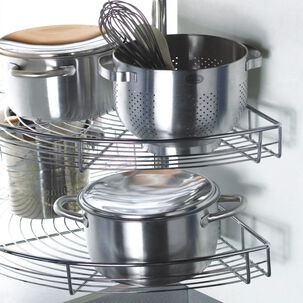 Rotonda Media Luna Puerta 450 Mm Cromada