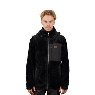 Chaqueta Shaggy Waves Negro Hombre Falcone