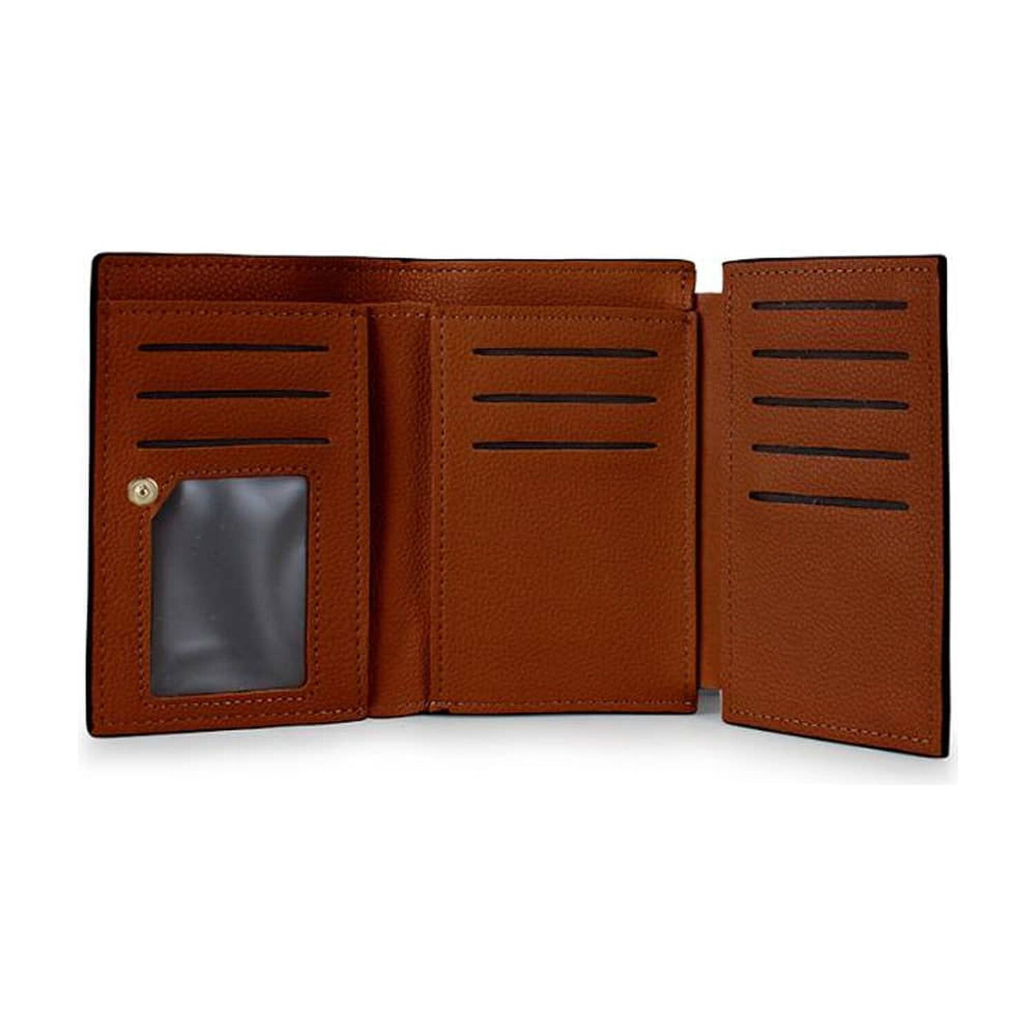2 Billeteras De Mujer Adara Negra Y Brown Carven image number 6.0