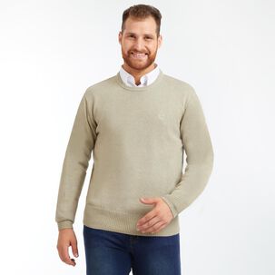 Sweater Liso Manga Larga Cuello Redondo Hombre Peroe