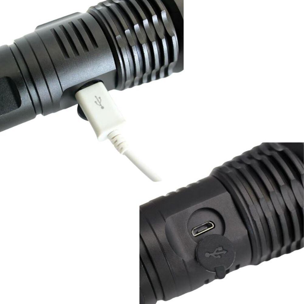 Linterna Led 50w Tactica Recargable Usb image number 4.0