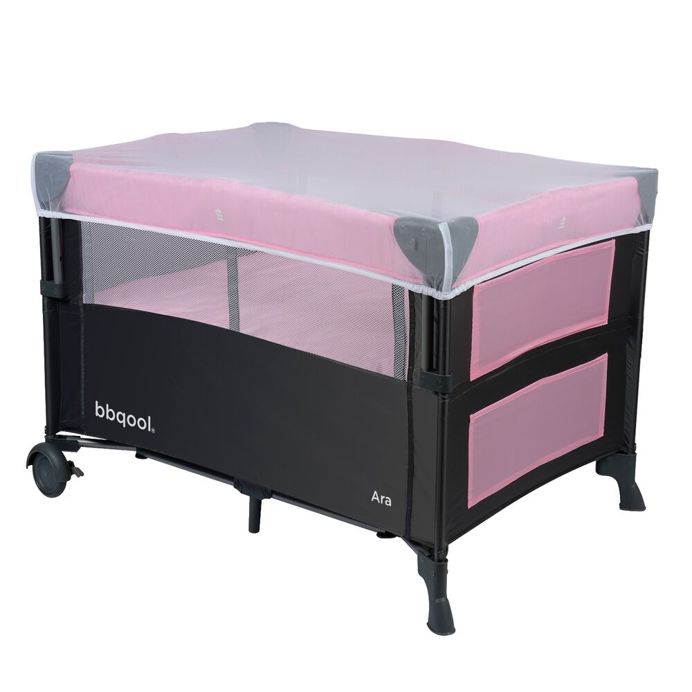 Cuna Playard Colecho Ara Rosado image number 2.0