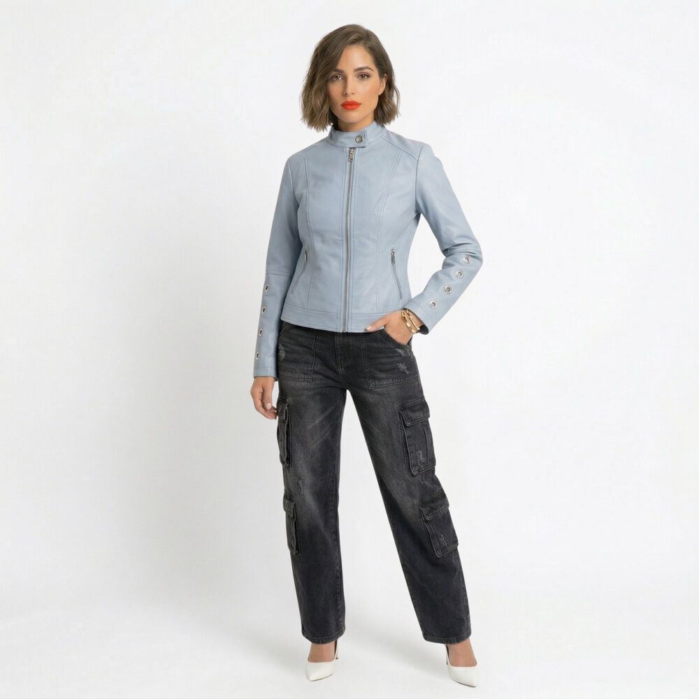 Chaqueta Ecocuero Olimpus Mujer image number 1.0