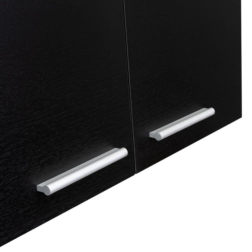 Mueble Superior De Cocina 6 Puertas 150x60x31,5 Cm Negro Y Blanco image number 7.0