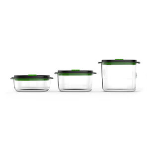 Pack 3 Contenedores Foodsaver Con Marinador
