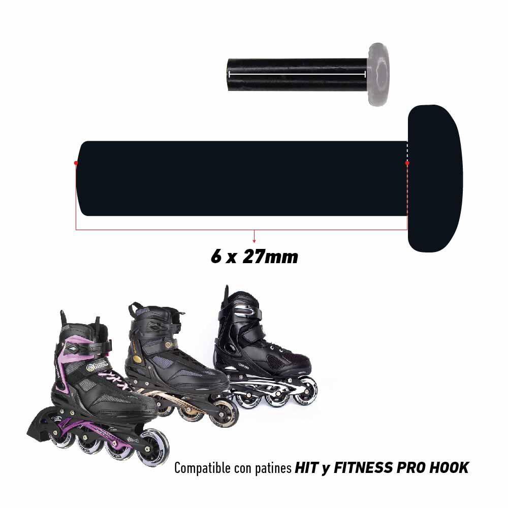 Set De 8 Pernos Para Patines Xtreme image number 5.0
