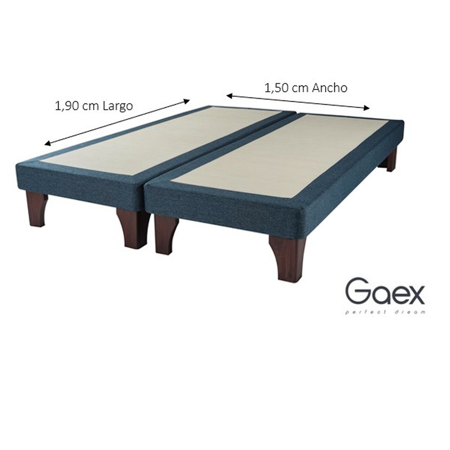 Cama Europea 2 Plazas 190 Rest Respaldo Everest image number 3.0