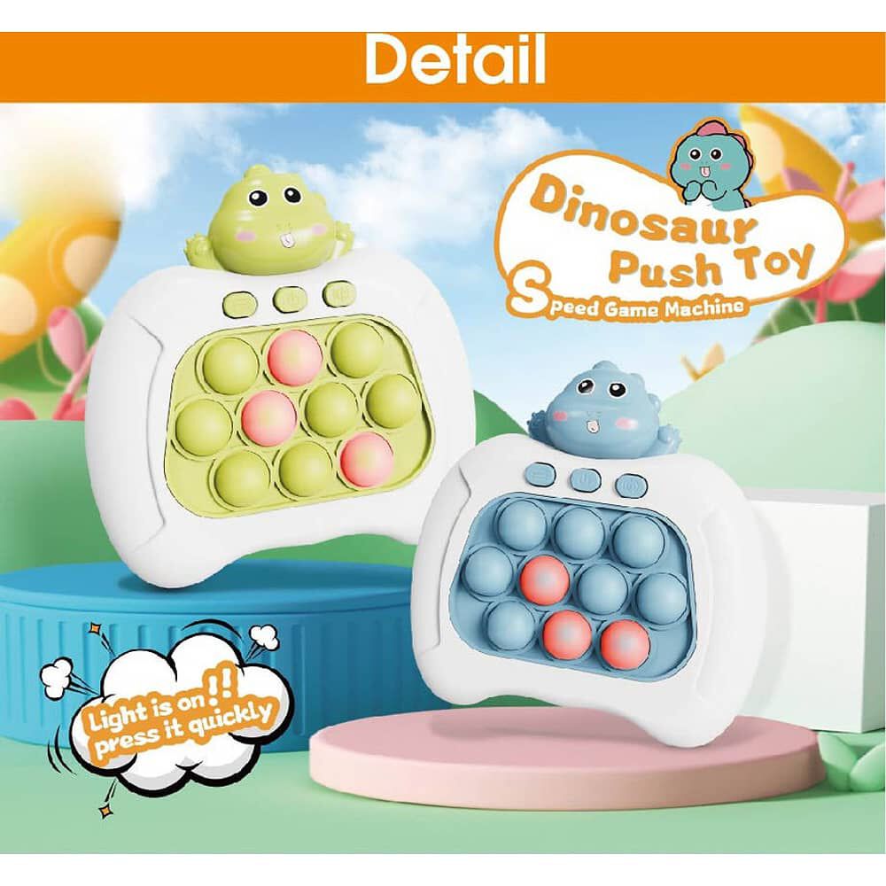 Juego Electronico Pop Its Juguete Antiestres Dinosaurio image number 3.0