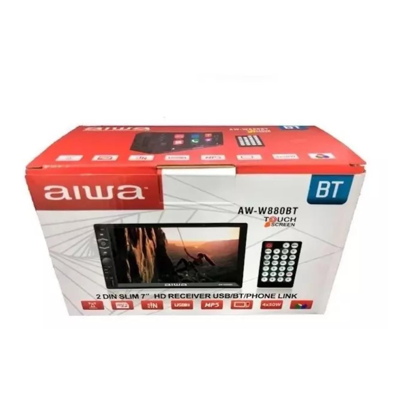 Radio Pantalla Para Automovil 2 Din 7" Mirrorlink W880bt Aiwa image number 3.0