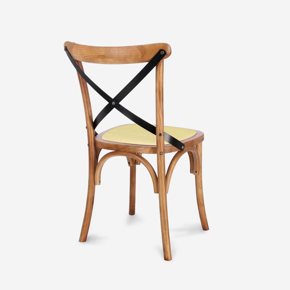 Pack 4 Sillas De Comedor Crossback Madera Natural image number 4.0