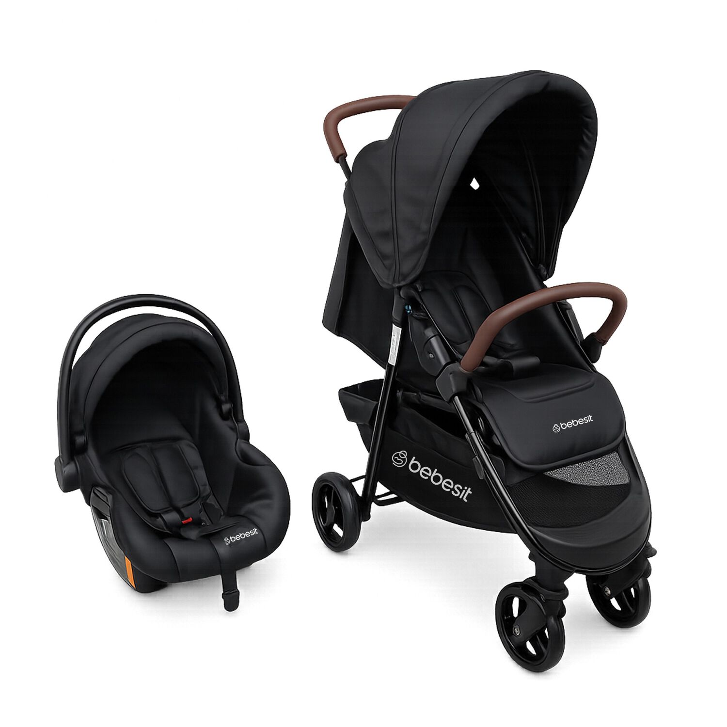 Coche Travel System Elora Negro image number 0.0