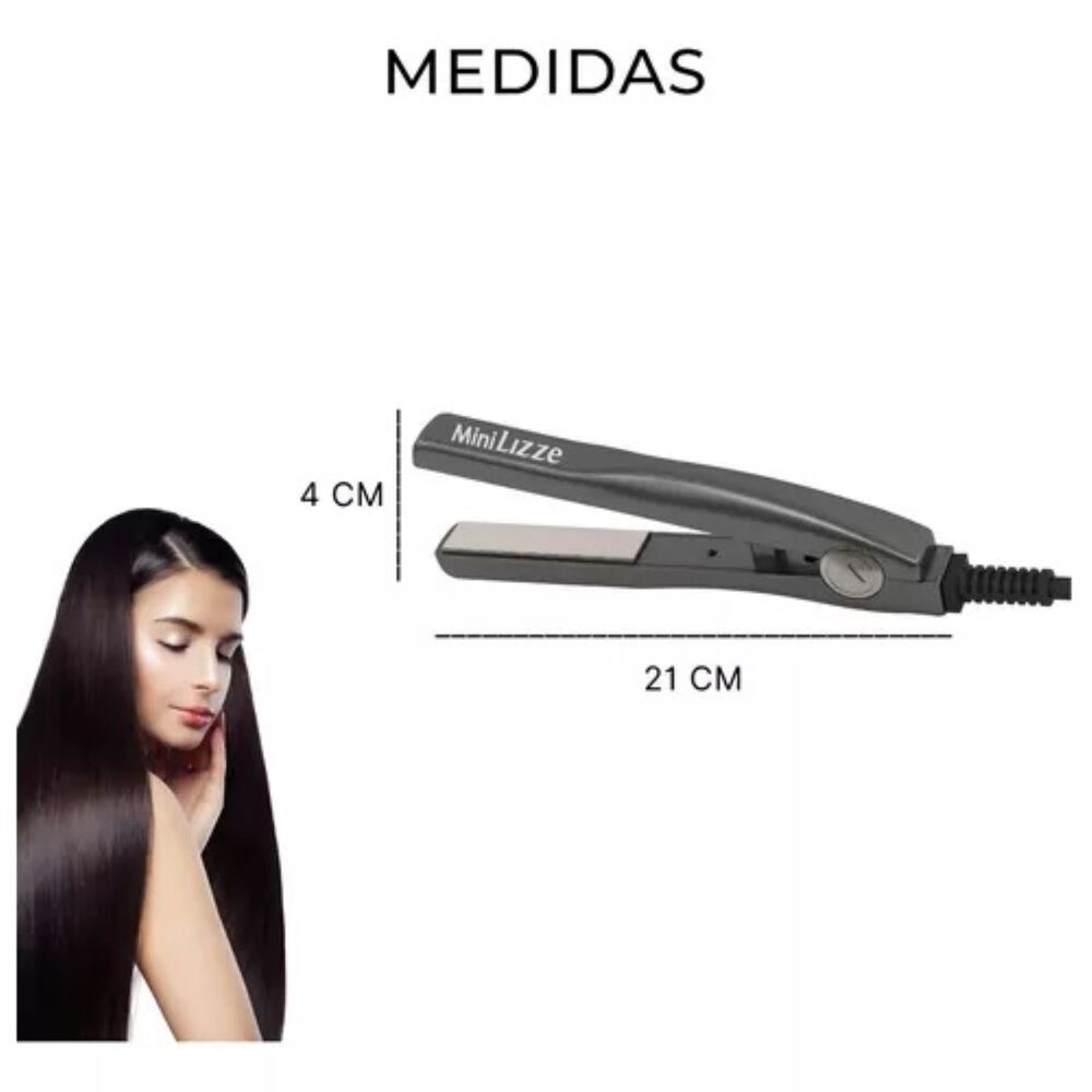 Plancha De Cabello Lizze Profissional Mini Para Viaje 220v image number 4.0