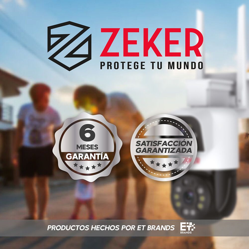 Camara De Seguridad 5g Zeker Doble 4mp Exterior Impermeable image number 9.0