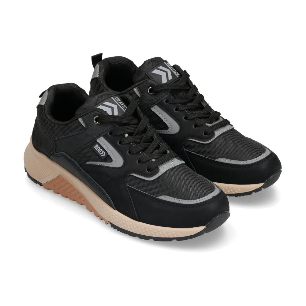 Zapatilla Urbana Hombre Rolly Go Black image number 1.0