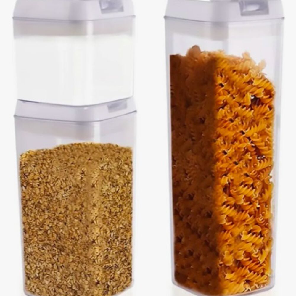 Set 3 Contenedores Transparentes Herm&eacute;ticos Con Tapa image number 1.0