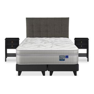 Cama Europea Flex Paradise / King / Base Dividida + Set De Maderas