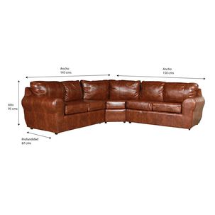 Sofá Seccional Casa Ideal New Ikarus / 5 Cuerpos