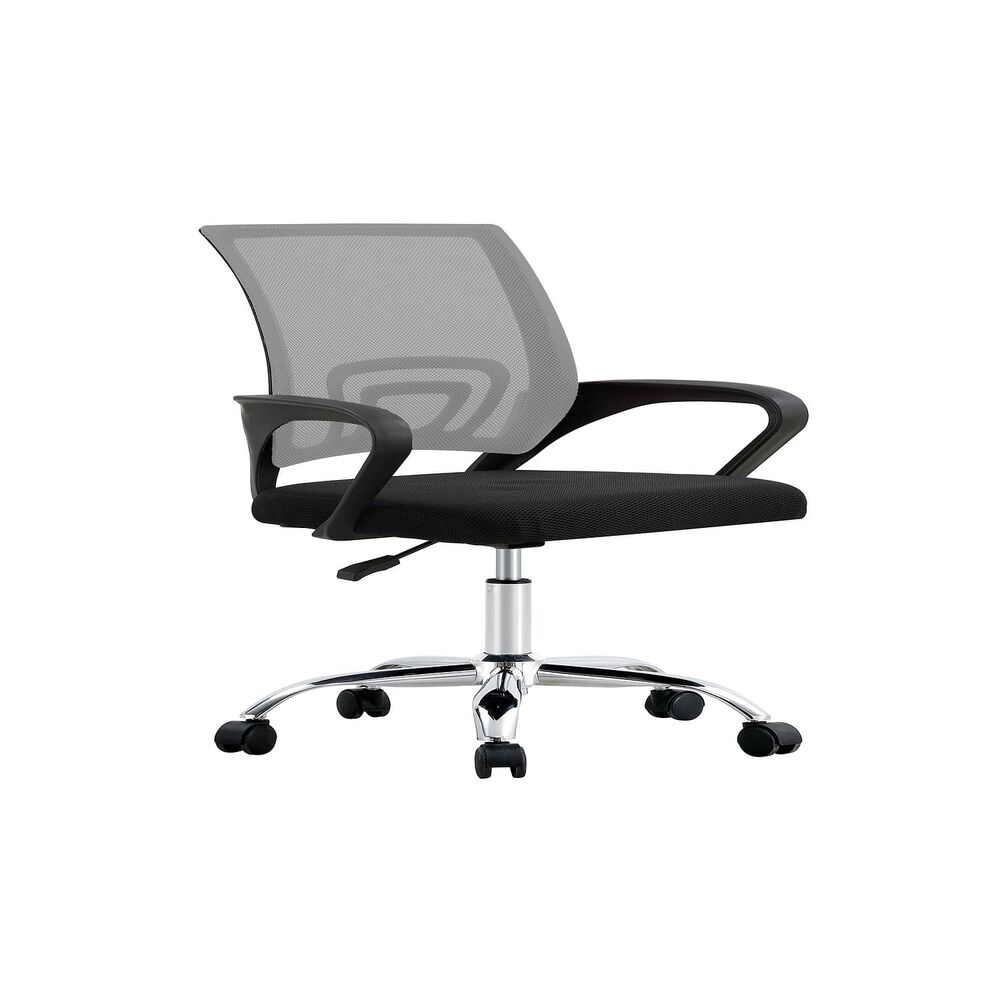 Silla De Oficina Ejecutiva Nueva York Ergonomica Respaldo Malla Gris Bm-520mg Arthome image number 0.0