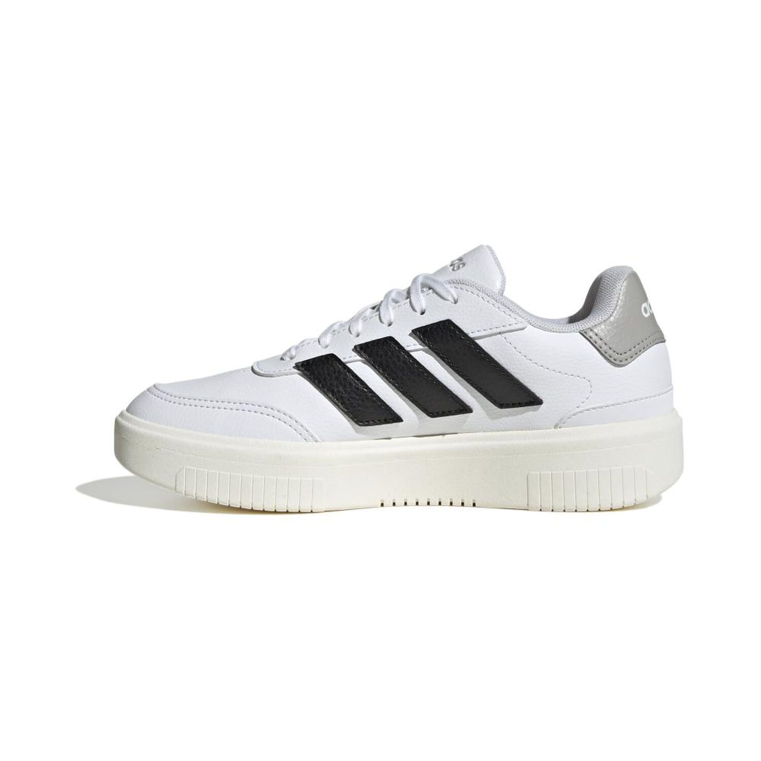 Zapatilla Urbana Mujer Adidas Courtblock Blanco image number 3.0