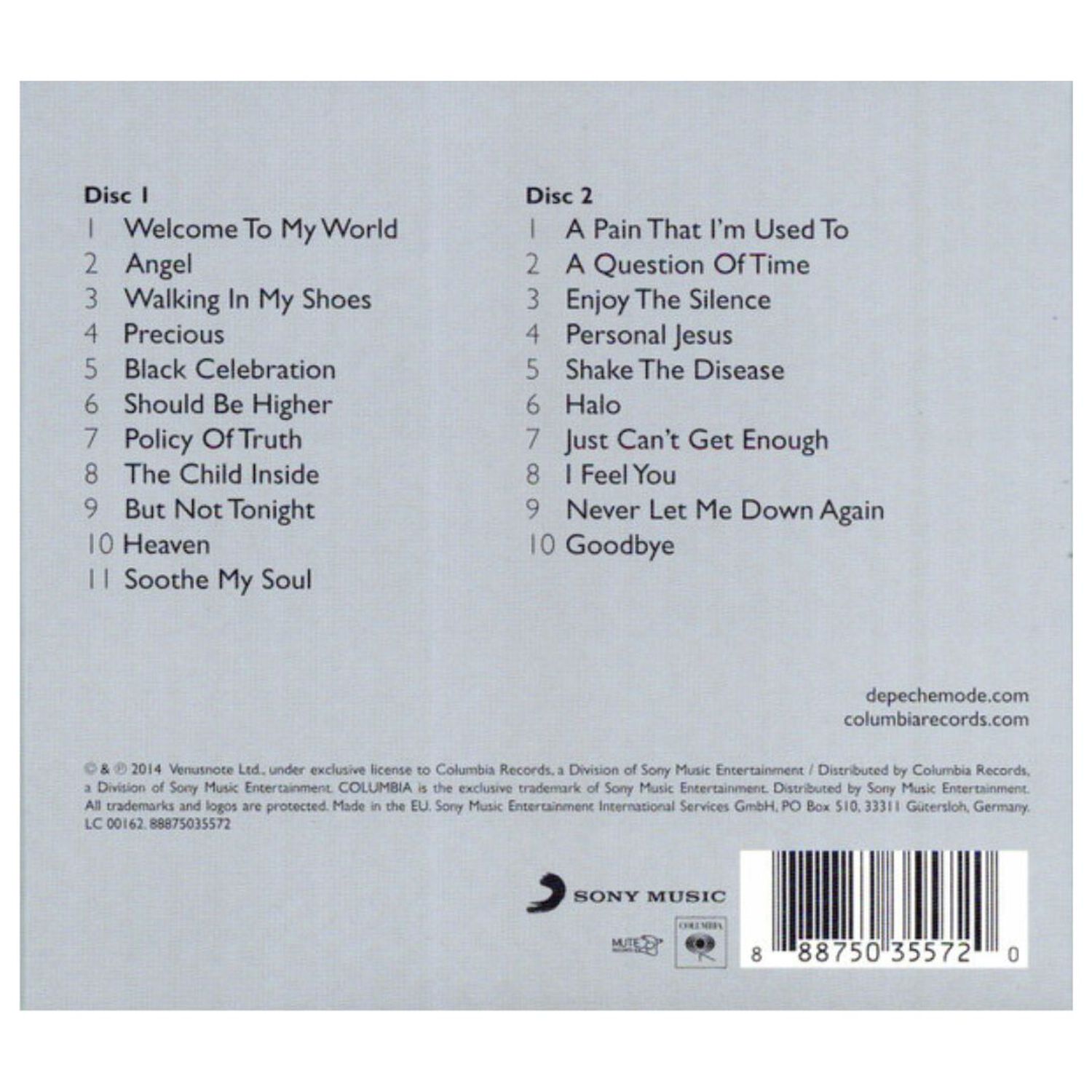 Depeche Mode - Live In Berlin (2cd) | Cd image number 1.0
