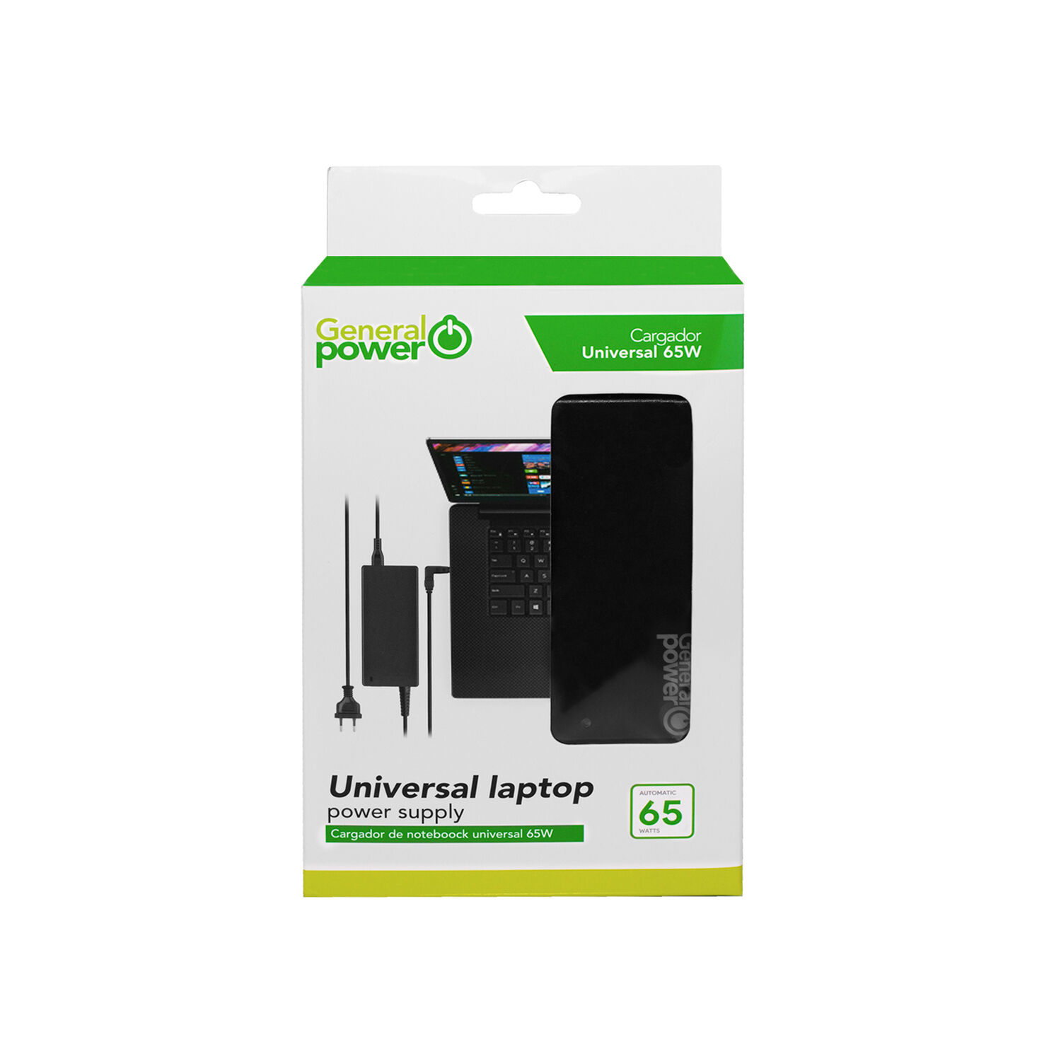 Cargador Universal Notebook Multimarcas Auto Regulable 65w image number 4.0