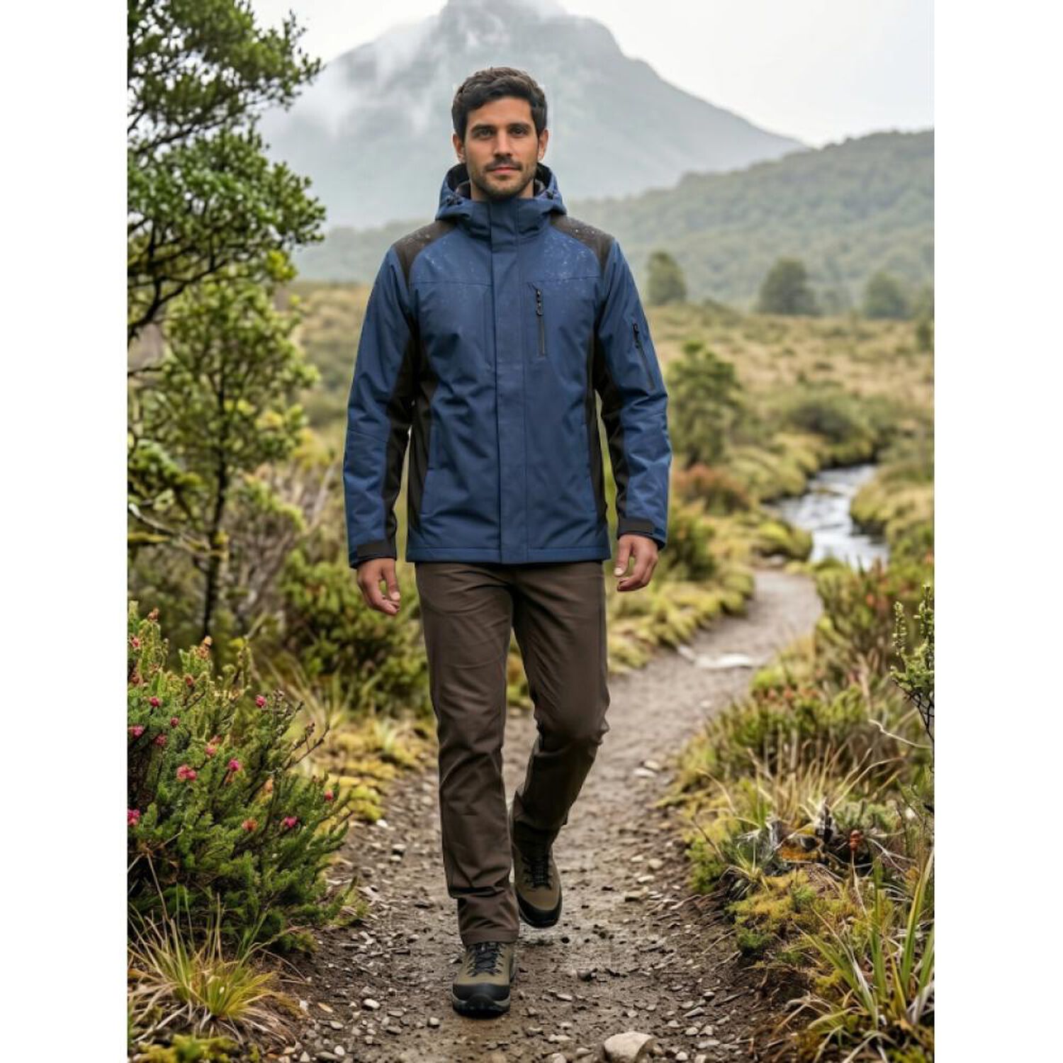 Chaqueta T&eacute;cnica 3 en 1 Hombre Wetland image number 0.0