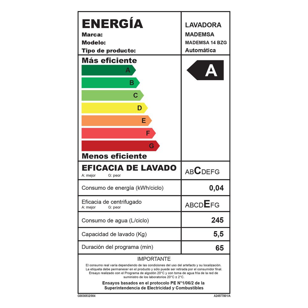 Lavadora Autom&aacute;tica 14kg Disoluci&oacute;n M&aacute;xima 14 Bzg Blanca image number 6.0