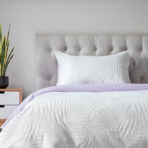 Cubrecama Belle Noite Bicolor / 1.5 Plazas