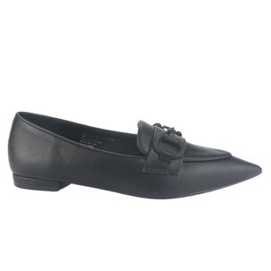 Mocasin Chalada Mujer Slak-1 Negro Casual