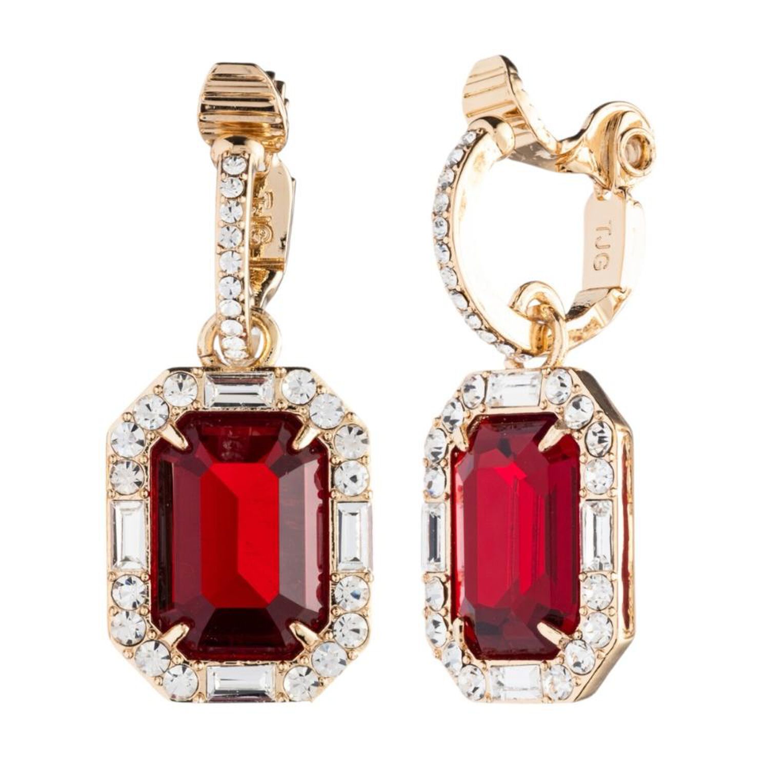 Aros Lauren Ralph Lauren Dorados Rojo 14c00076 image number 1.0