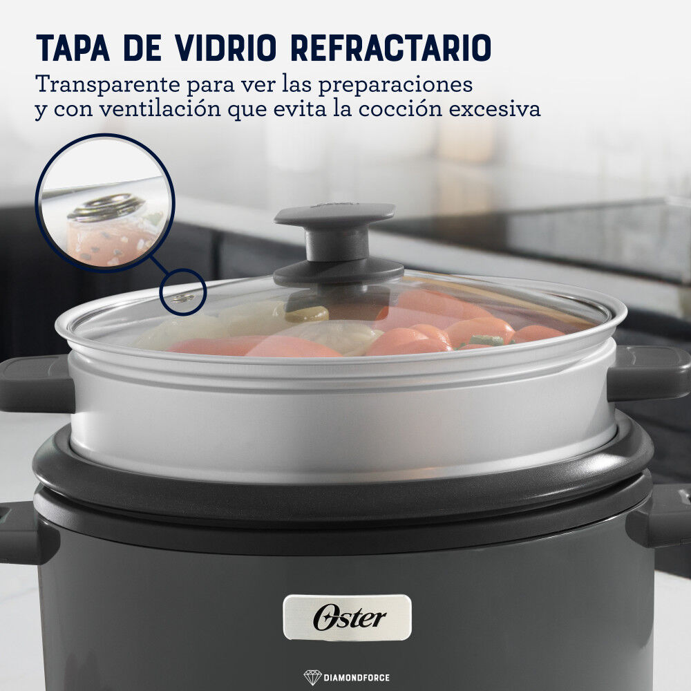Arrocera 3 En 1 Oster 12 Tazas Diamond Force Ckstrc12dfske image number 5.0