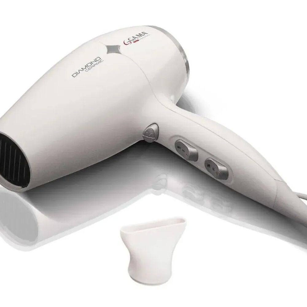Secador Diamond Ceramic Antibacterial Pelo Cer&aacute;mica 2300w Blanco Gama image number 1.0