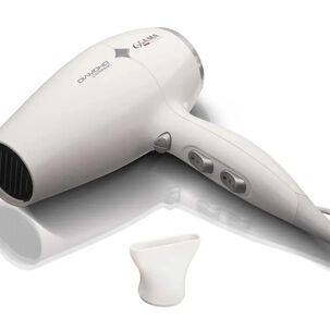 Secador Diamond Ceramic Antibacterial Pelo Cer&aacute;mica 2300w Blanco Gama